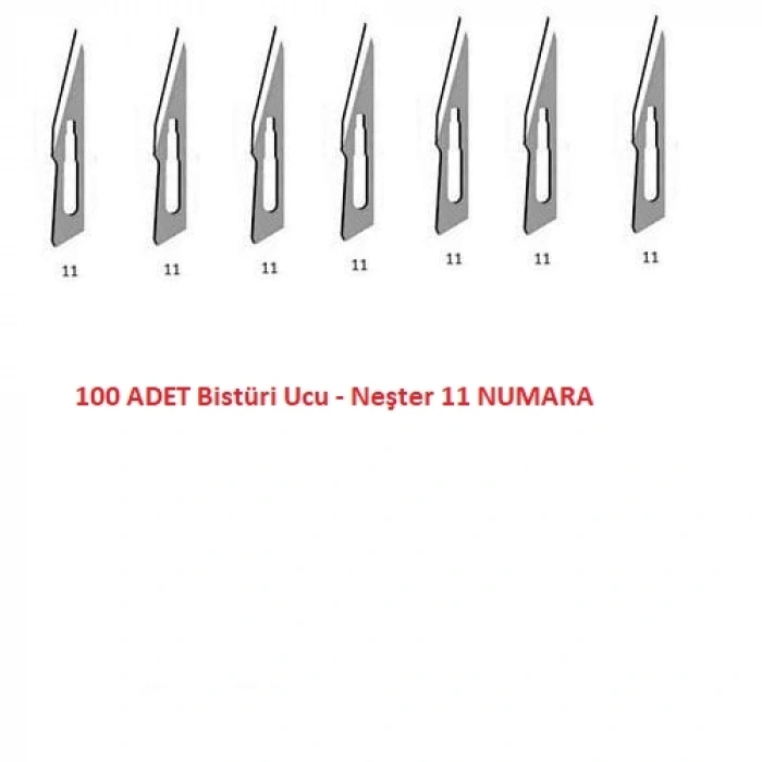Hubrendy ÇER Bistüri Ucu No 11 - Neşter - 100 Adet