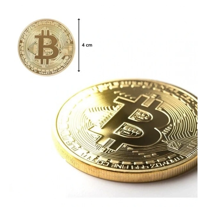 Hubrendy ÇER Bitcoin Madeni Hatıra Parası Hediyelik Para