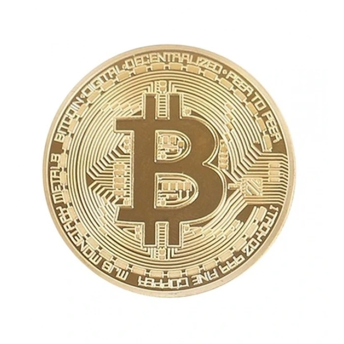 Hubrendy ÇER Bitcoin Madeni Hatıra Parası Hediyelik Para