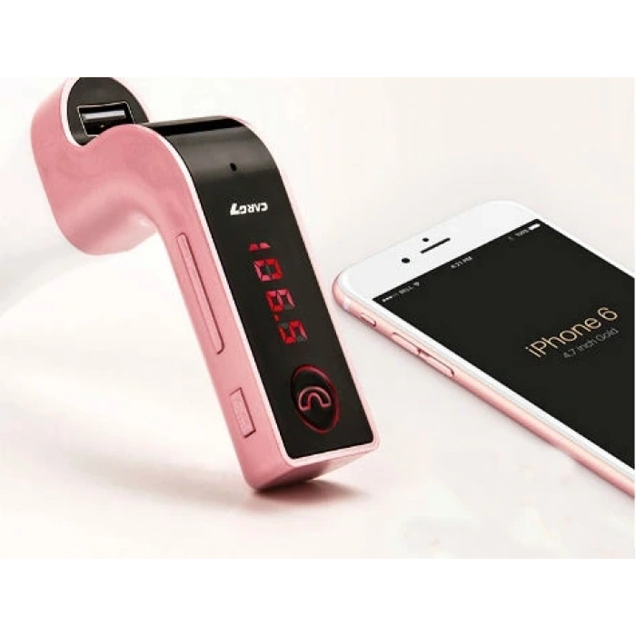 Hubrendy ÇER Carg7 Bluetooth Araç Fm Transmitter Usb Girişli