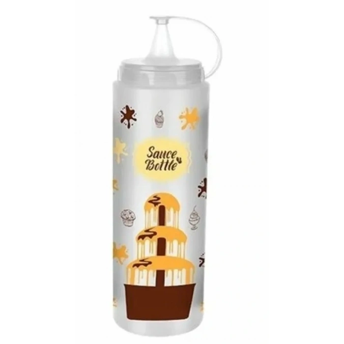 Hubrendy ÇER Çikolata Sos Şişesi - Şeffaf  - 700 Ml