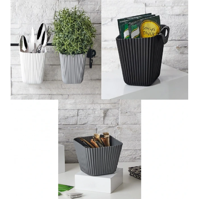Hubrendy ÇER Duvara Asılan Çok Amaçlı Organizer - Saksı