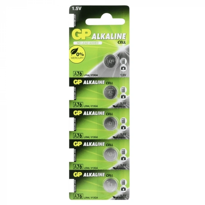 Hubrendy ÇER Gp Lr44 A76 1.5v Alkalin Pil 5li Paket