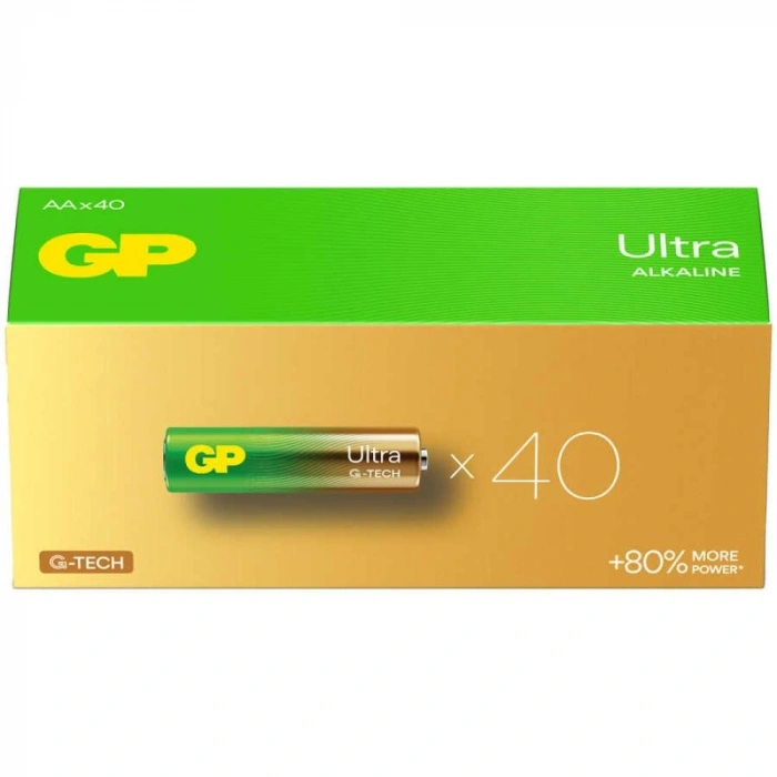 Hubrendy ÇER Gp Ultra Alkalin Aa Kalem Pil 40lı Paket