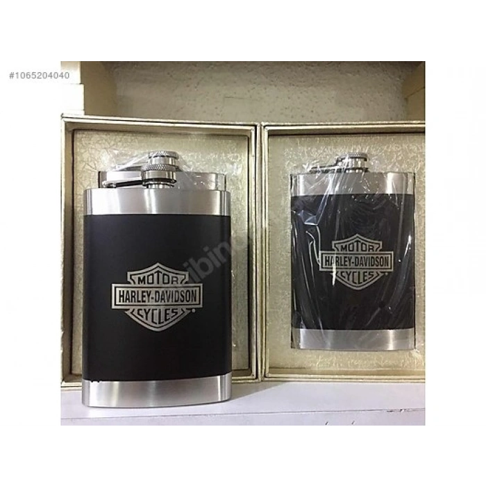 Hubrendy ÇER Harley Davidson Matara 8 Oz (240 Ml) İçecek Matarası