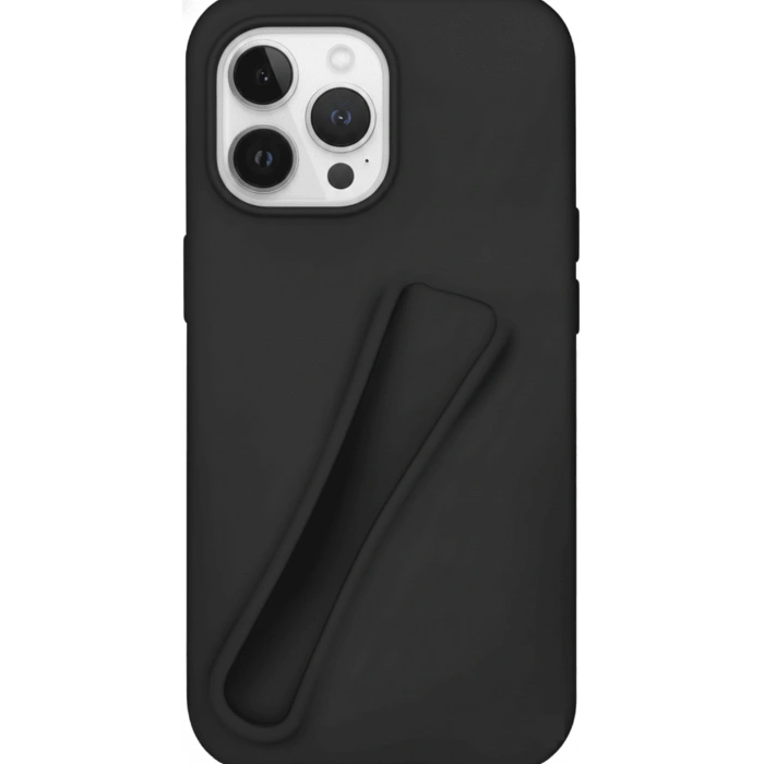 Hubrendy ÇER İphone 16 Pro Max Lip Gloss Kılıf Siyah