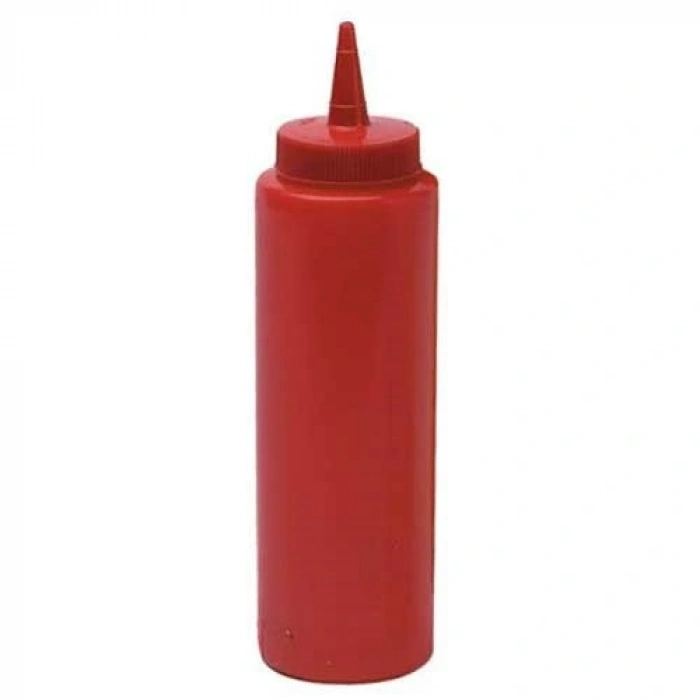 Hubrendy ÇER Ketçap Şişesi - 1000ml Dev Boy Kırmızı