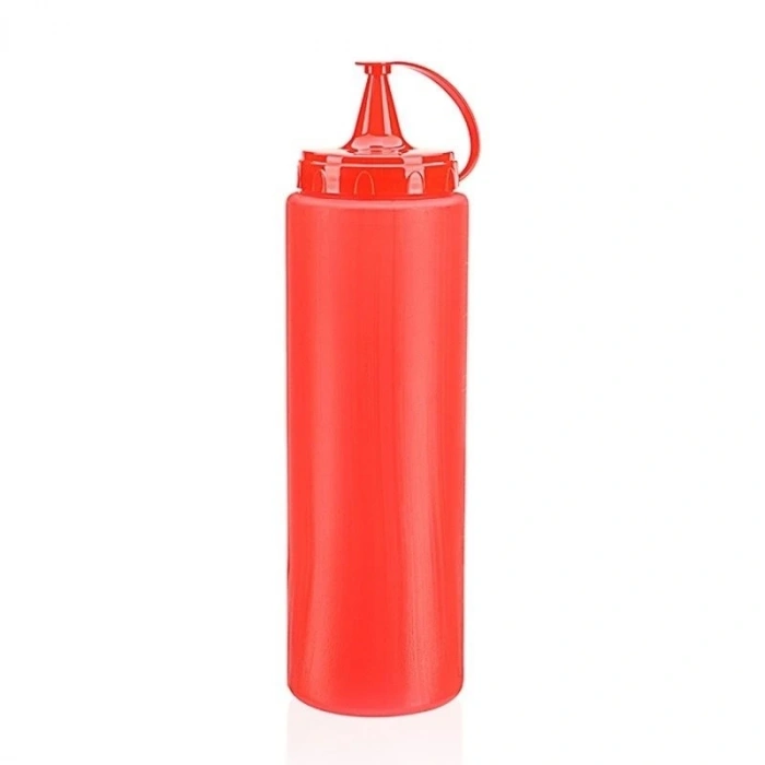 Hubrendy ÇER Ketçap Şişesi - 1000ml Dev Boy Kırmızı 3 Adet