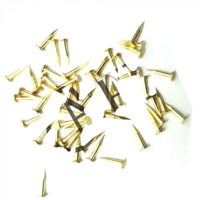 Hubrendy ÇER Klips, Menteşe, Ayağı Çivisi 7mm Çelik - Sarı 100gr
