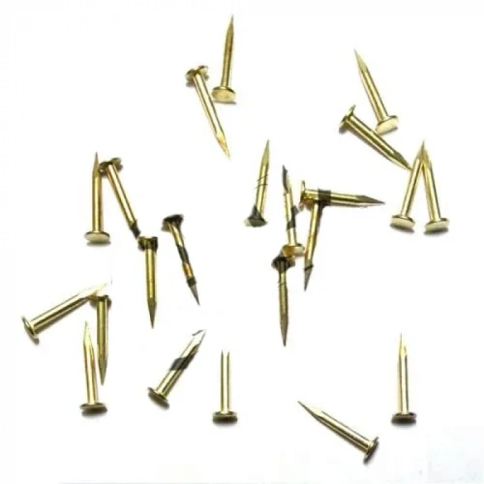 Hubrendy ÇER Klips, Menteşe, Ayağı Çivisi 9mm Çelik - Sarı 100gr