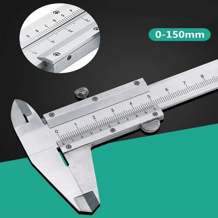 Hubrendy ÇER Kumpas - Çelik Kumpas 0,01 Mm - 150mm 6inc