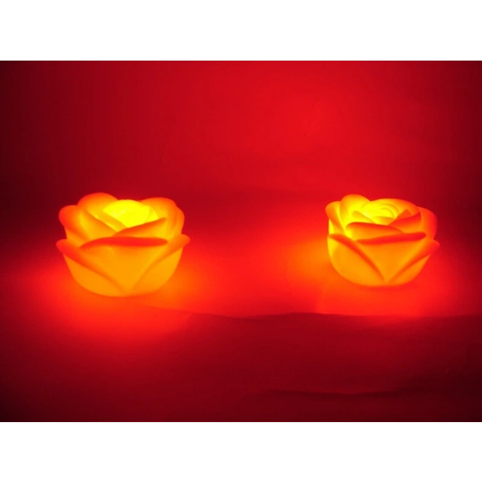 Hubrendy ÇER Led Işıklı Gül Romantik Gül