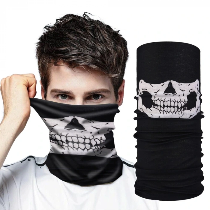 Hubrendy ÇER Motorcu Boyunluk Baf Buff Bandana 25x48 Cm Model 7