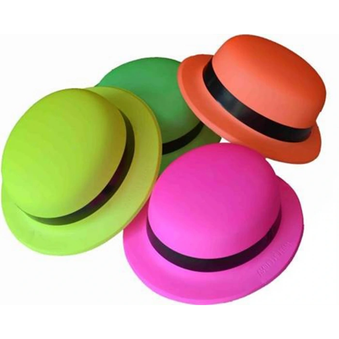 Hubrendy ÇER Neon Sarı Uv Parti Şapkası Plastik