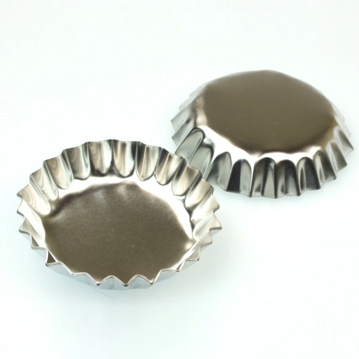 Hubrendy ÇER Paslanmaz Çelik Metal Kek Kalıbı - 6 Adet