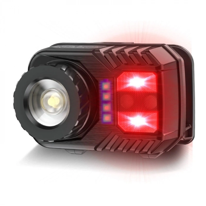 Hubrendy ÇER Peakstar Ps-571 Sensör Xpg Cob Led Usb Şarj Edilebilir Lityum Pilli Zoomlu Kafa Lambası