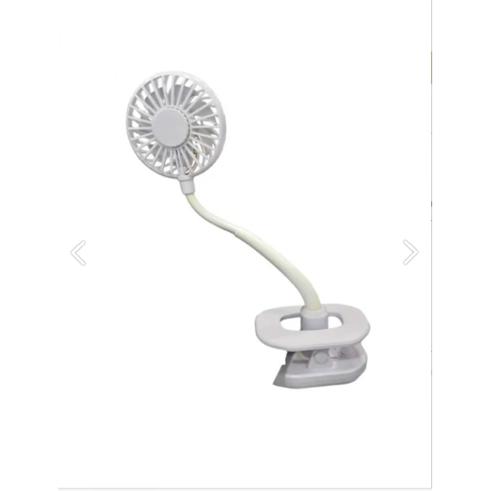 Hubrendy ÇER Portatif Işıklı Mini Klipsli Fan
