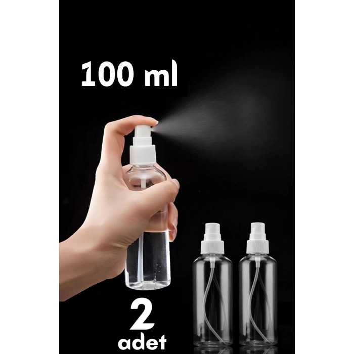 Hubrendy ÇER Püskürtücü Boş Sprey Şişe 100 Ml 2 Adet