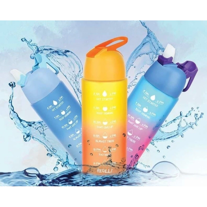 Hubrendy ÇER Quick Motivasyonel Matara 500 Ml - 16,9 Oz