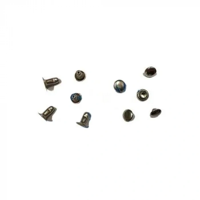 Hubrendy ÇER Rivet Perçin - 6mm, Nikel, 1000 Adet