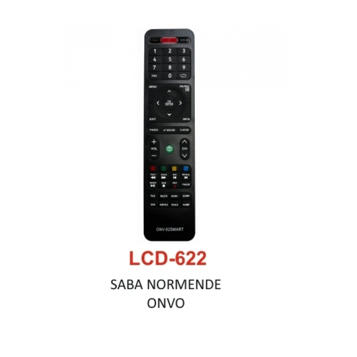 Hubrendy ÇER Saba Normende  Onvo Uyumlu Kumanda - Lcd 622