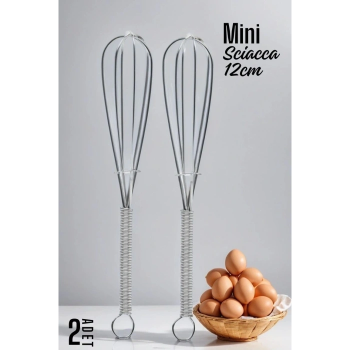 Hubrendy ÇER Sciacca Mini Çırpıcı Çelik 2 Adet
