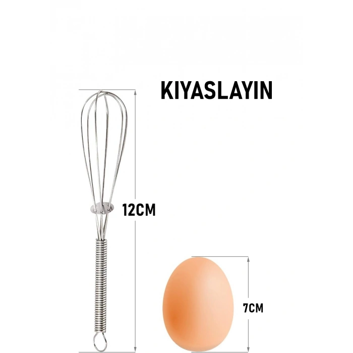 Hubrendy ÇER Sciacca Mini Çırpıcı Çelik 2 Adet