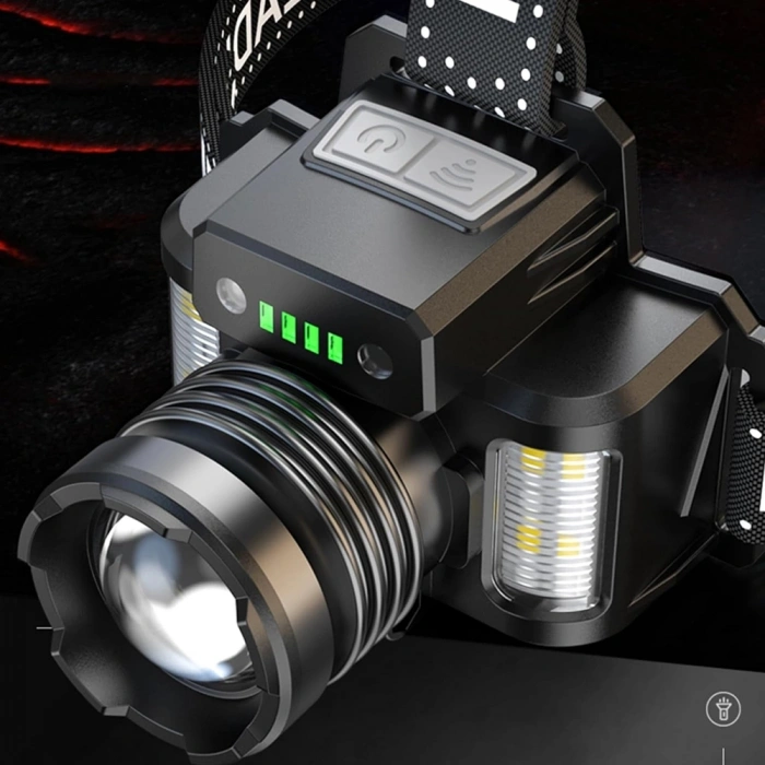 Hubrendy ÇER Sensörlü Cree Tg Led Şarjlı Kafa Lambası Wt-625
