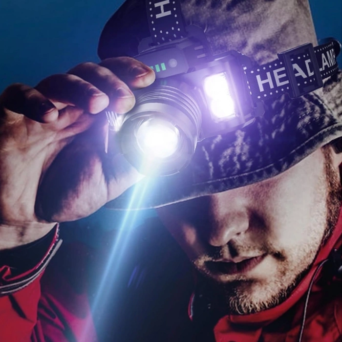 Hubrendy ÇER Sensörlü Cree Tg Led Şarjlı Kafa Lambası Wt-625