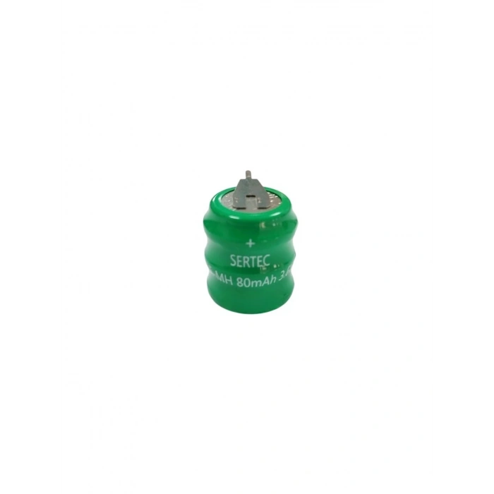 Hubrendy ÇER Sertec - 3.6v 3s1p 80 Mah 2 Pin Nı-mh Buton Pil