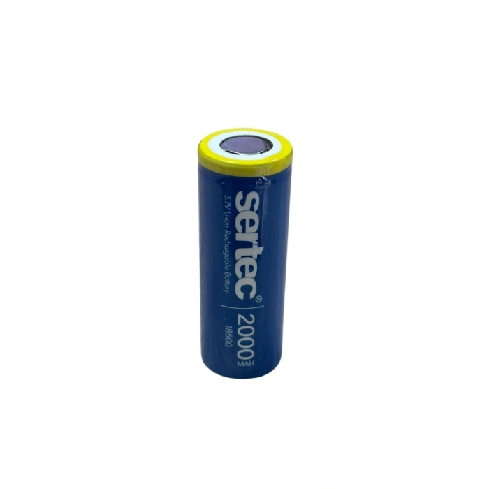 Hubrendy ÇER Sertec 3.7v Li-ion 18500 2000 Mah 3c Şarjlı Pil