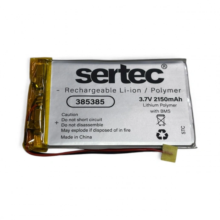 Hubrendy ÇER Sertec 385385 3.7v 2150 Mah Li-polymer Pil (devreli/1.5a)