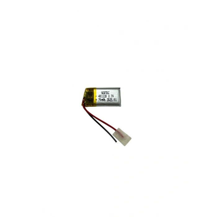 Hubrendy ÇER Sertec 401120 3.7v 70 Mah Li-polymer Pil (devreli/1.5a)