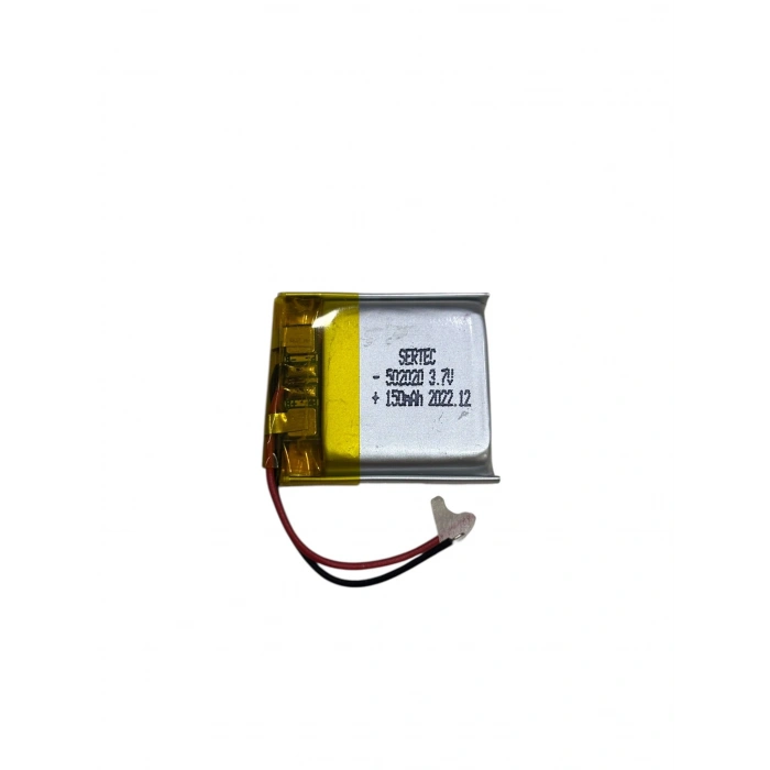 Hubrendy ÇER Sertec 502020 3.7v 150mah Li-polymer Pil (devreli/1.5a)