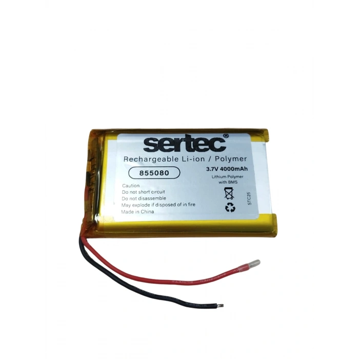 Hubrendy ÇER Sertec 855080 3.7v 4000mah Li-polymer Pil (devreli/1.5a)