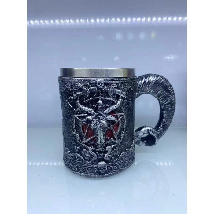 Hubrendy ÇER Şeytan Çelik Kupa Bardak Kod 1116
