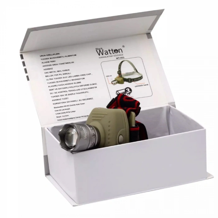Hubrendy ÇER Süper Zoomlu Kafa Lambası Wt-053