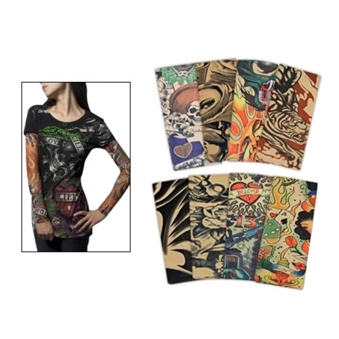 Hubrendy ÇER Tattoo Sleeves Giyilebilir Dövmeler