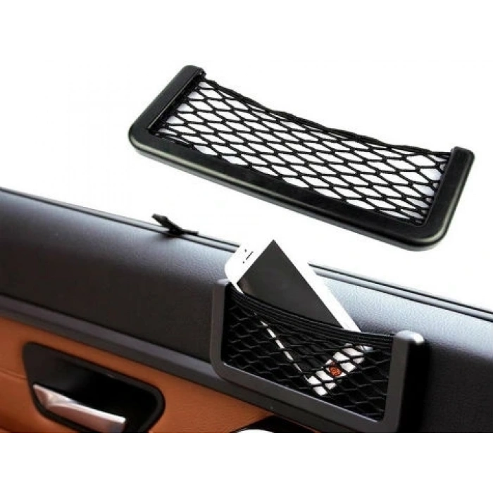 Hubrendy ÇER Telefon Tutucu Torpidoya Yapışan File 15*8 Cm