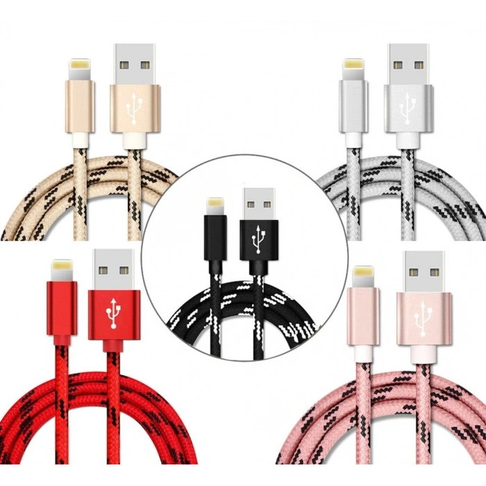 Hubrendy ÇER Usb Kablosu 2a - Hızlı Şarj Veri Kablosu İphone