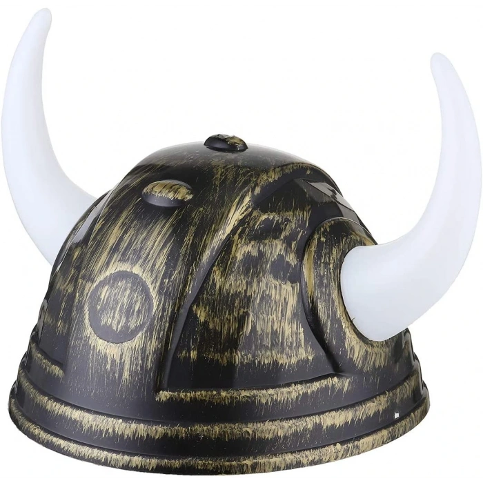 Hubrendy ÇER Viking Başlığı Asteriks Başlığı Altın Renk
