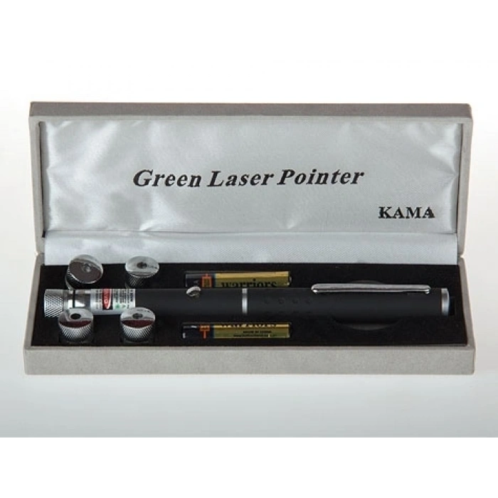 Hubrendy ÇER Yeşil Lazer Pointer 8000 Mw  5 Başlıklı