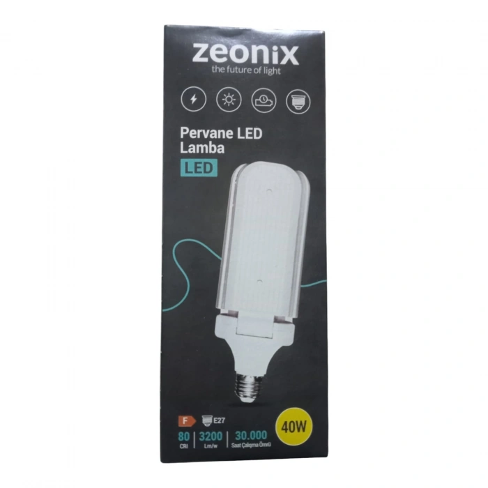 Hubrendy ÇER Zeonix 40w 3 Kanatlı Pervane Ampul