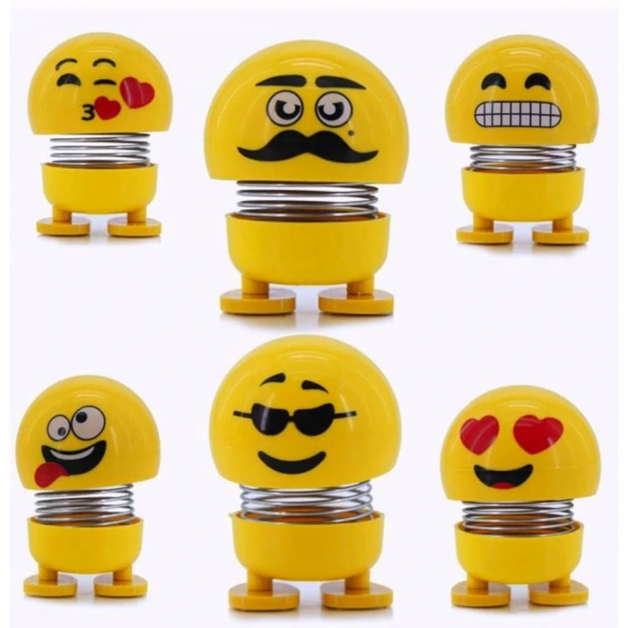 Hubrendy ÇER Zıp Zıp Kafalar Sevimli Kafa Sallayan Emojiler Çılgın Kafalar