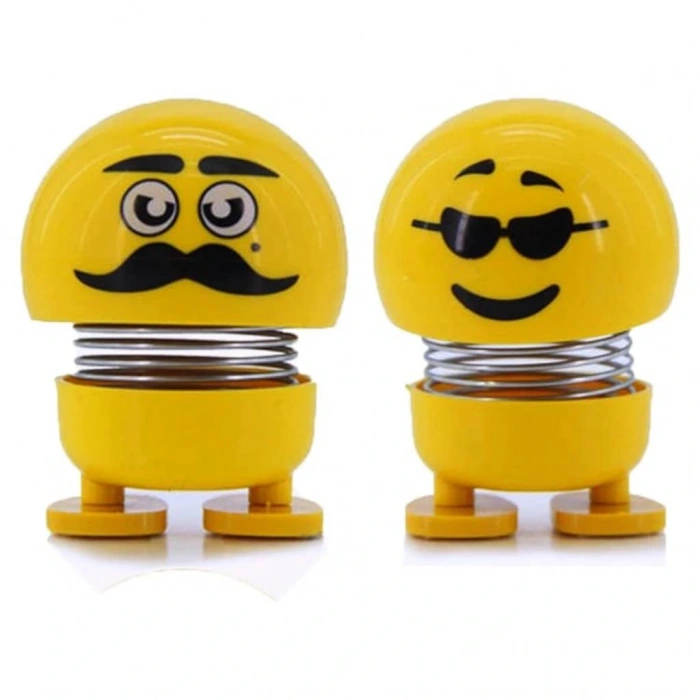 Hubrendy ÇER Zıp Zıp Kafalar Sevimli Kafa Sallayan Emojiler Çılgın Kafalar