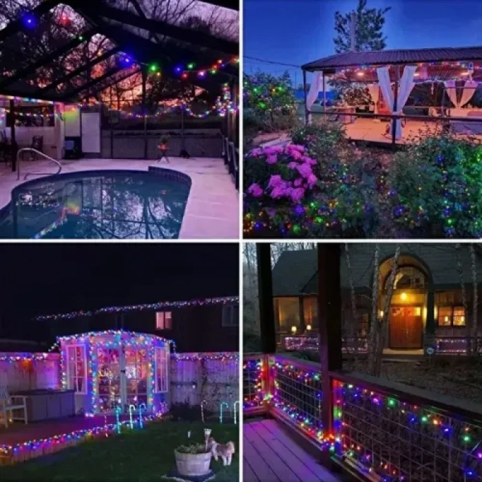 Hubrendy Emin 11m 100 LED Solar RGB Işık