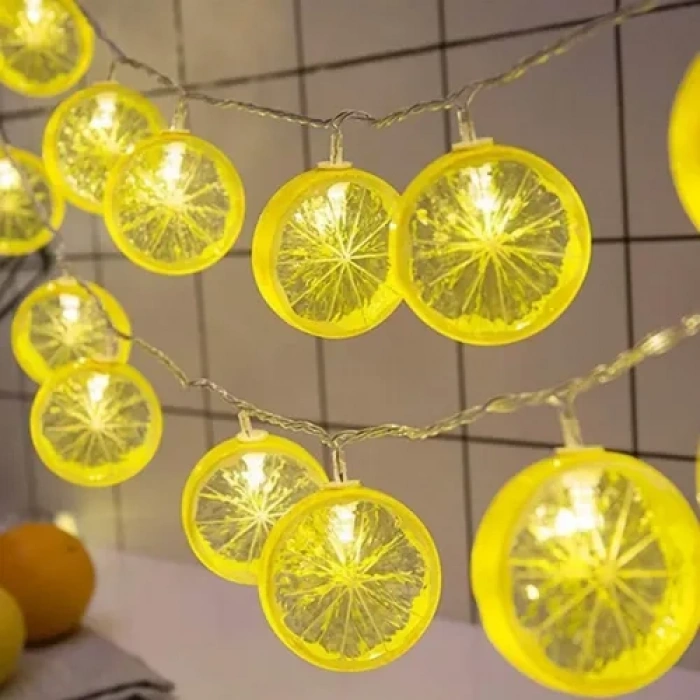 Hubrendy Emin 2m 10 Led Pilli Limon Işık