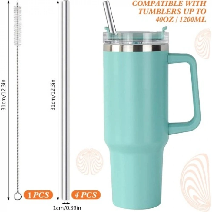 Hubrendy Emin 3 Parça Paslanmaz Çelik Pipet Seti