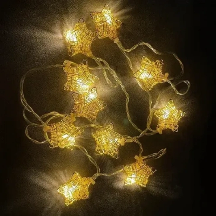 Hubrendy Emin 3m 20 LED Pilli Yıldız Led