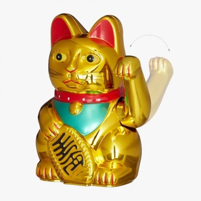 Hubrendy Emin Altın Rengi Şanslı Kedi